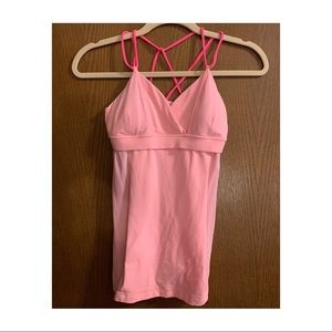 Luluemon tank top with built in bra Size XS